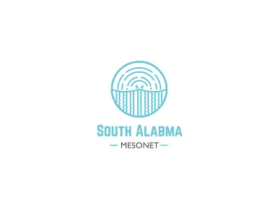 South Alabama Mesonet Logo branding business logo logo design