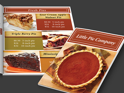 Little Pie Company Composite graphic design publication design