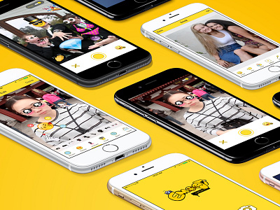 #Design Marathon 29#Emoji Camera app camera ui