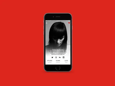 User Profile Concept adobexd app design mobile profile ui user