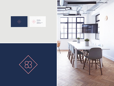 83 Properties - Brand Identity brand brand identity branding business business card letterhead logo logo design logo mark print property stationary