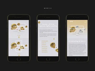 Responsive proposal app interface iphone layout mobile responsive ui ux web