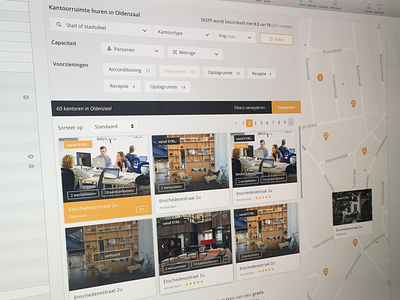 Redesign Skepp (WIP) interface offices platform spaces ui ux webdesign