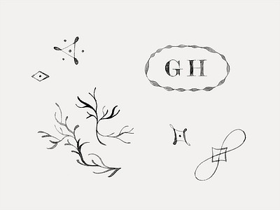 Greydon House bar brand branding custom hand made hospitality hotel illustration logo mark painted restaurant