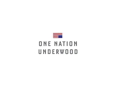 One Nation Underwood flag frank underwood hose of cards netflix