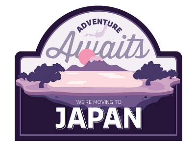 Adventure Awaits adventure color design illustration japan nature travel