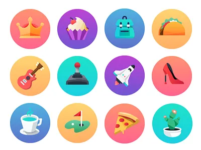 Comcast Digital Home | User Icons color comcast flat icons illustrations profile user