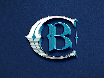 Monogram // Courtney Blair hand drawn type hand lettering lettering monogram type typography