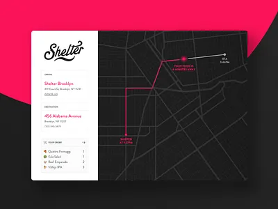 Daily UI Challenge #020 — Location Tracking 020 app challenge daily dailyui location map ui