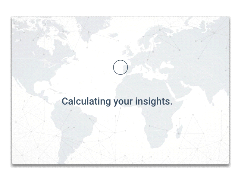 Loading Animation animation gif insights loading map