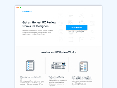 Daily UI - #003 - Landing Page flat landing page ux website