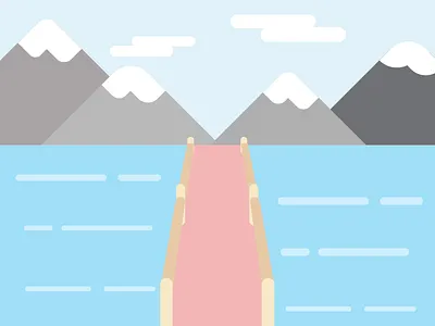 Really quick landscape icon icon design iconography illustration outline vector