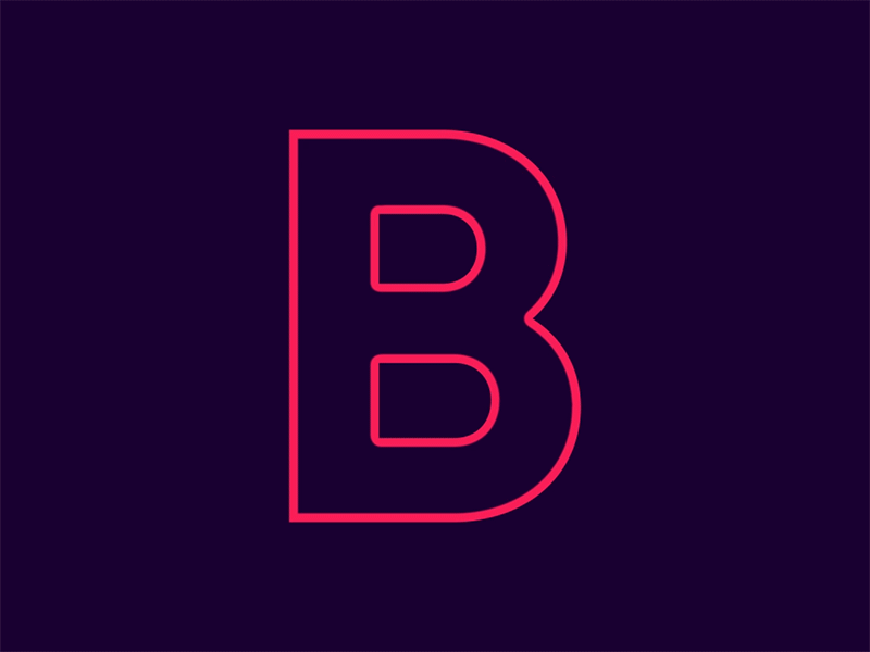 B for Baldvinsson after effects b baldvinsson branding design logo animation motion type