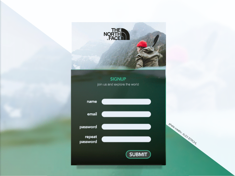 Daily Ui :: 001 001 app page daily ui challenge dailyui mobile photography signup user experience user interaction ux design
