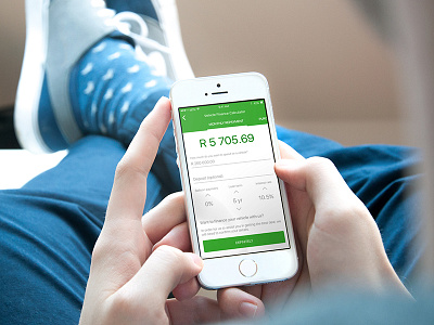 Vehicle Finance Calculator Concept adobexd app calculator interface mobile ui ux vehicle finance