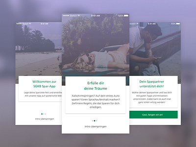 Walkthrough android app banking finance intro ios mobile onboarding savings walkthrough