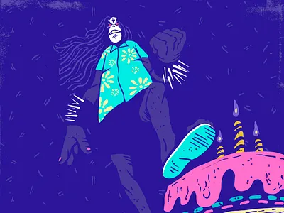 Party Abbath abbath black metal character illustrator party satanic