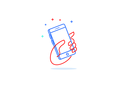 Mobile Experince Icon application banking experince flat hand icon iconset best mobile phone ui user vector