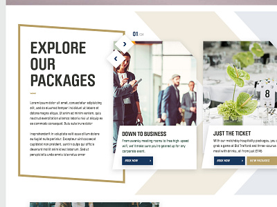 Packages Carousel Module carousel custom explore left module navigation packages right slide slider ui ux