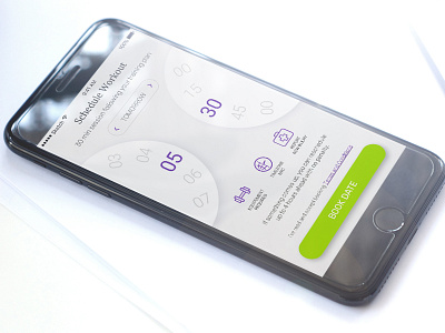 Schedule workout - - Work in progress app classes fitness ios shedule training ui ux workout