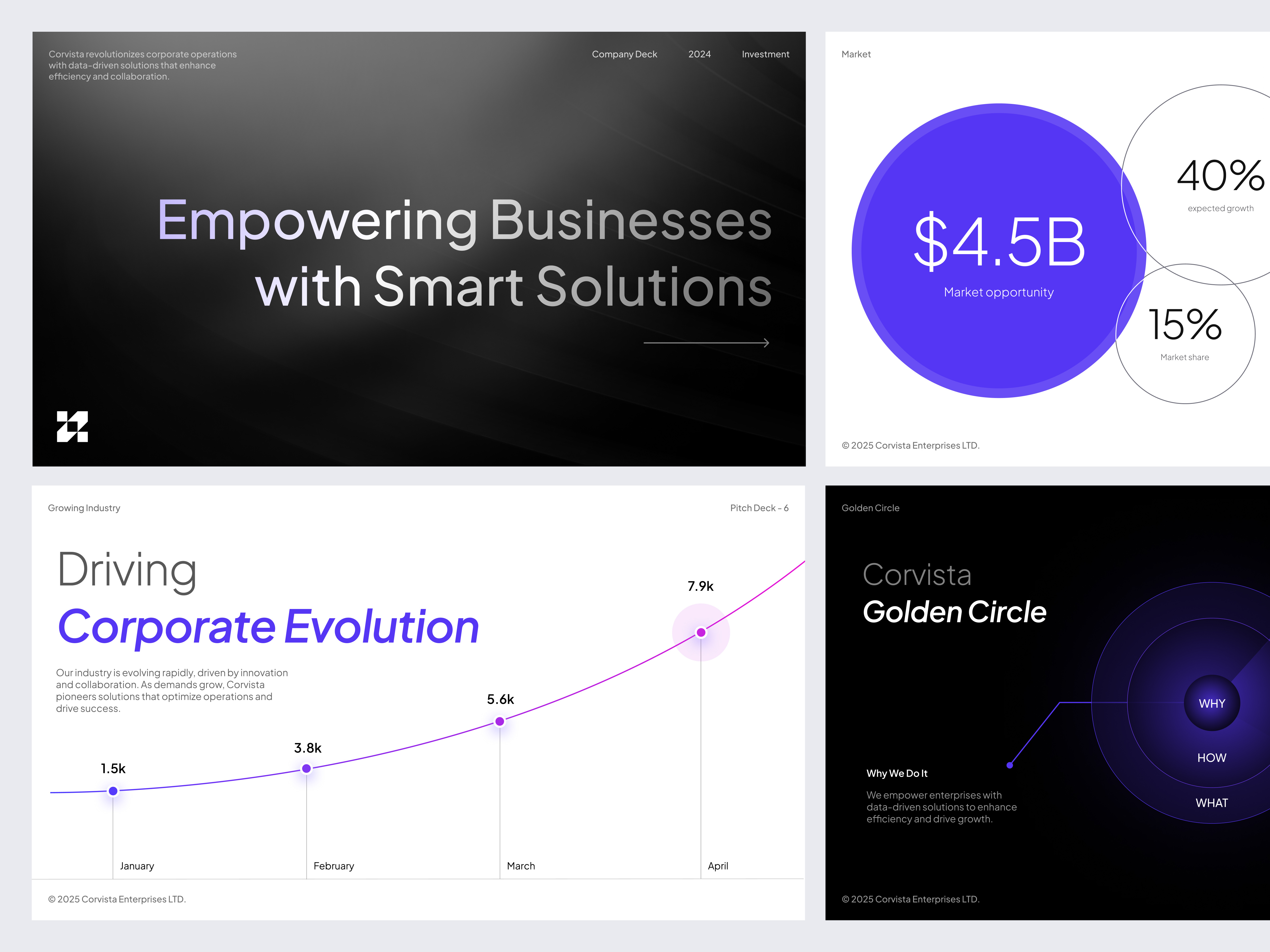 Example of Pitch Deck Presentations Design