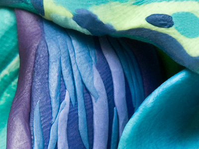 color study, blue one experiment modelling clay placticine plastillustration