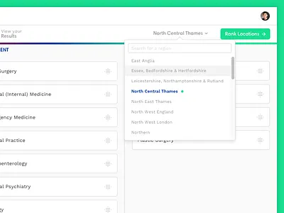 Medibuddy Dropdown dropdown filter list