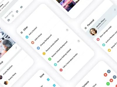 Messaging App android chatting design ios message mobile app typography ui us