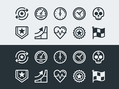 icon set for extreme sports man clean extreme sport flat icon minimalist pixel perfect