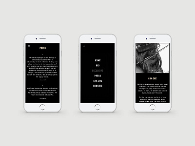 Claire Northey - Mobile Website Designs artist music ui web web design website website design