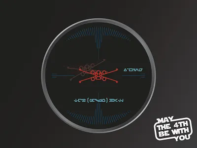 May 4th illustration may the 4th star wars x wing