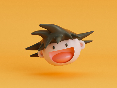 Son Gokū 3d anime ball c4d cinema culture dragon goku kawaii pop