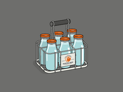 Mmm, blue milk. bantha blue milk illustration may the 4th be with you star wars star wars day vector