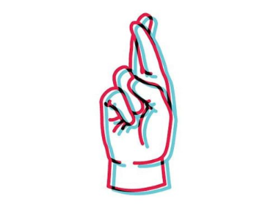 Fingers Crossed fingers gestures hand icon illustration luck