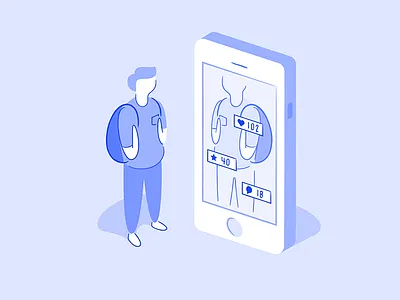 Social Anxiety anxiety comments favorites mirror numbers phone pressure social media stats