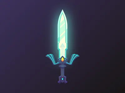 Master Sword (81/365) adventure game hero legend of zelda master sword nintendo sword video game art video games weapon wind waker zelda