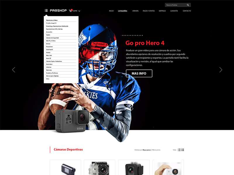 Proshop testing awwwards css design e commerce ecommerce flat design html5 java site web web web ui web ux