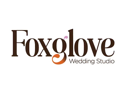 Foxglove brand logo wedding