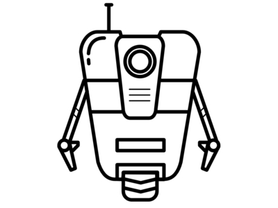 Borderlands 2 Icons- Black & White black borderlands 2 character face fanart flat game gif icon ixdbelfast outline white