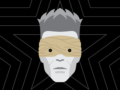 Blackstar Bowie bowie david bowie face illustration music portrait vector