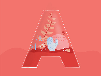 36 Days of Type _ A 36days a 36daysoftype a alphabet illustration letter type