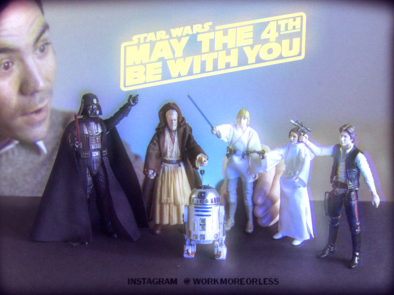 Example of Happy May the 4th!