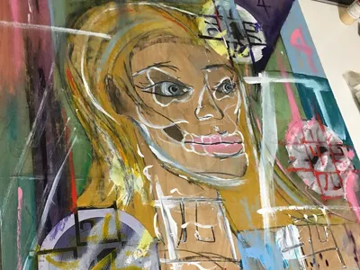 4four4 4 abstract culture death emotion life numbers painting