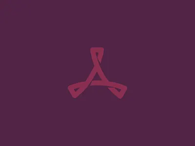 Abstract A identity logo logotype mark symbol