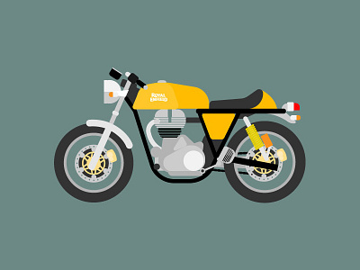 Cafe Racer cafe racer illustration royal enfield