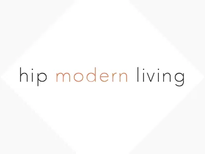 Hip Modern Living | Logo Design logo design minimalist logo wordmark wordmark logo