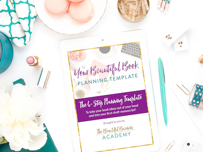 Your Beautiful Book Planning Template | PDF Design branding feminine branding pdf print design