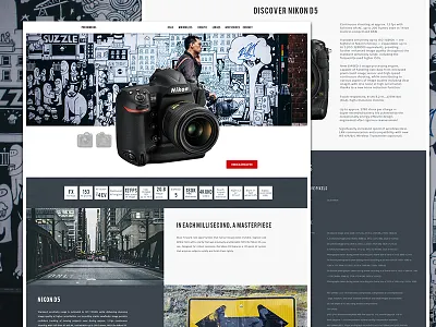 Product Page design dark theme dark website product description product page specifications web design
