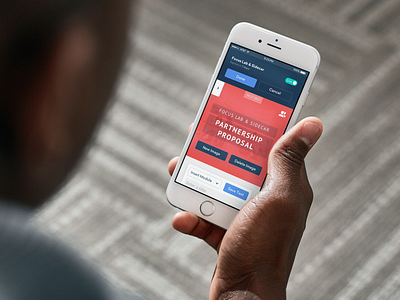 Edit proposals on the go focus lab iphone lasso live editing mobile mockup proposal responsive ui ux