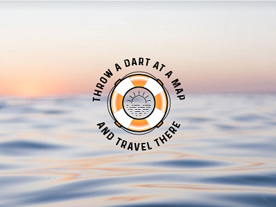 Wanderlust Ideas Gone Wrong bad idea dart illustration illustrator life saver ocean wanderlust